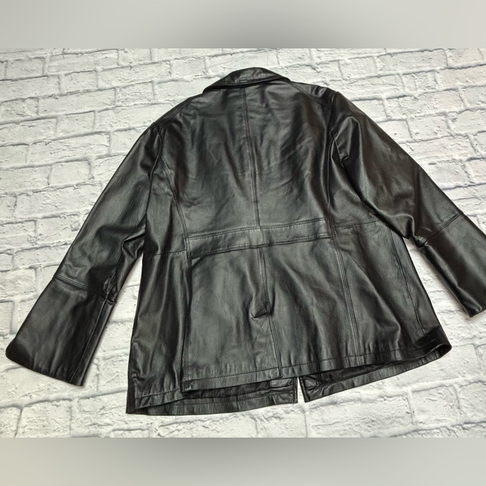 Terry Lewis Classic Luxuries Black Leather Jacket - Picture 5 of 5